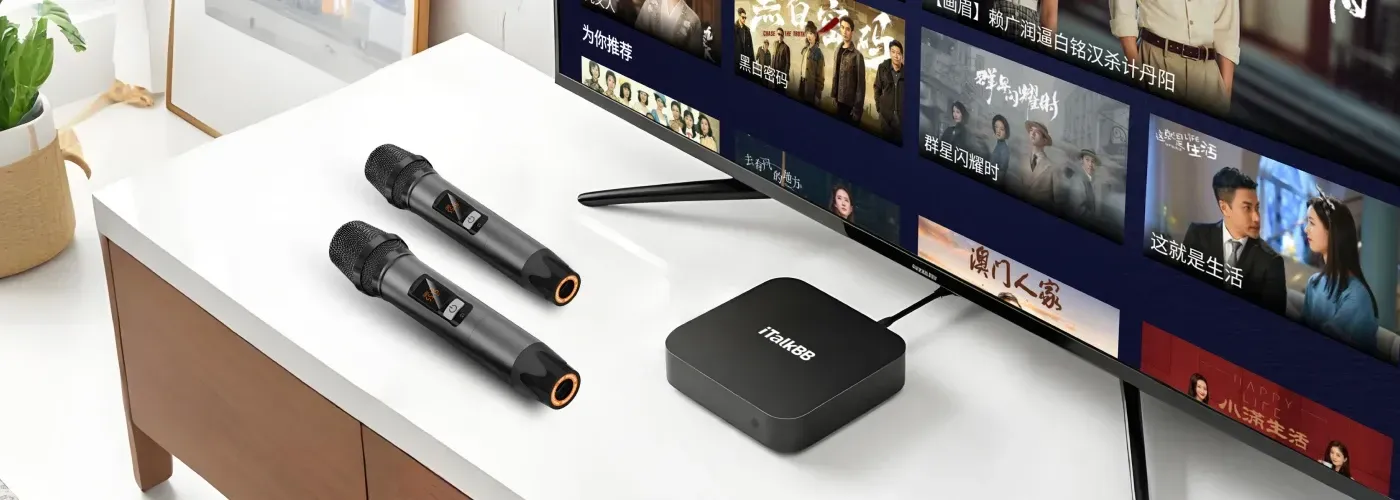 iTalkBB中文电视盒 双人在家无线K歌24